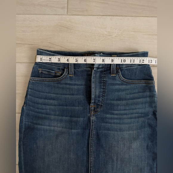 Jen 7 by 7 for all mankind, denim pencil skirt, twilight, size 0 - Picture 5 of 9